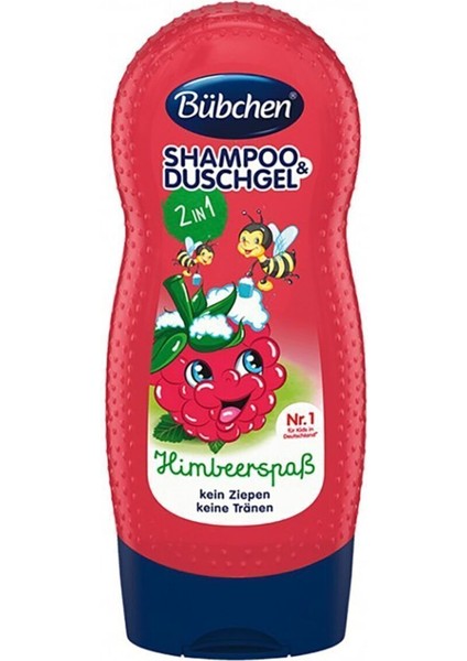 Çocuk Şampuanı ve Duş Jeli Frambuaz 230 ml