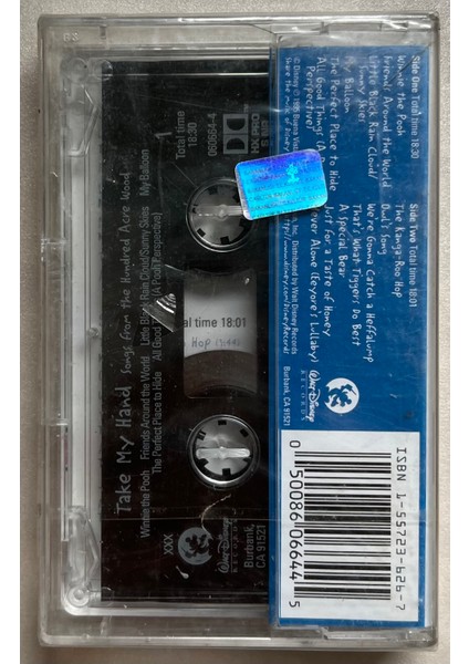 Winnie The Pooh Take My Hand Fim Müziği Kaset (Jelatininde Sıfır Orjinal Dönem Baskı) fiyatları