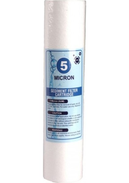 5" Micron Spun Sediment Filtre
