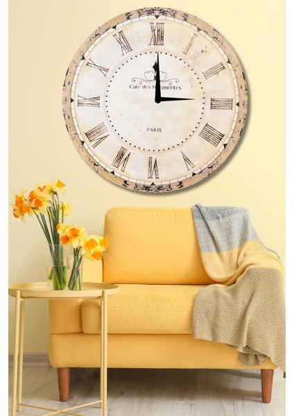 Büyük Boy Ahşap Dekoratif Duvar Saati Ev Salon Için Yuvarlak Modern Sessiz Akar Duvar Saati Modeli fiyatları