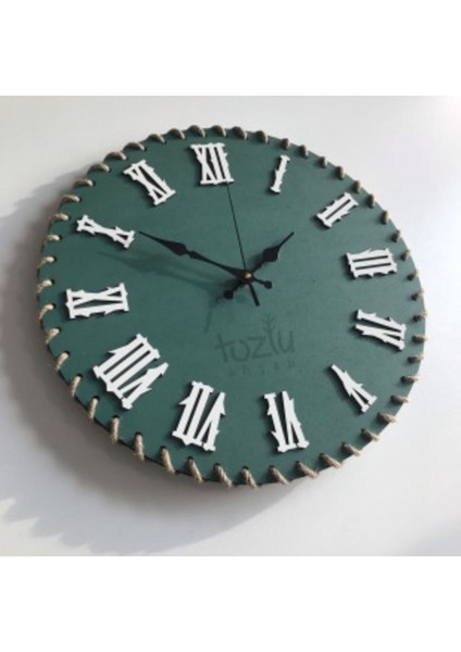 Ahşap Halatlı Duvar Saati (40-40CM) fiyatları