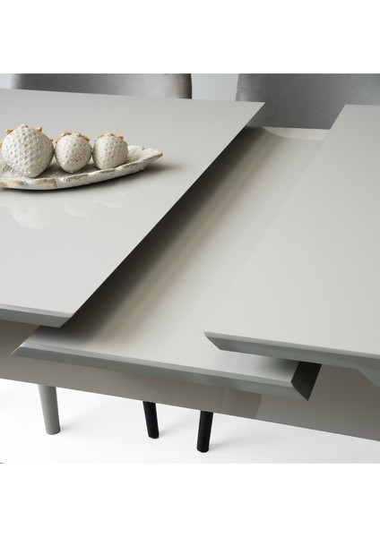 Açılır Yemek Masası Efsun 130 x 80/160 x 80 High Gloss (Sadece Masa)