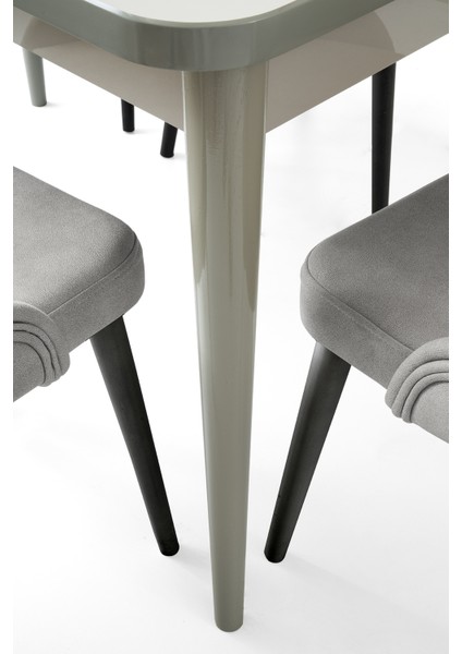 Açılır Yemek Masası Efsun 130 x 80/160 x 80 High Gloss (Sadece Masa)