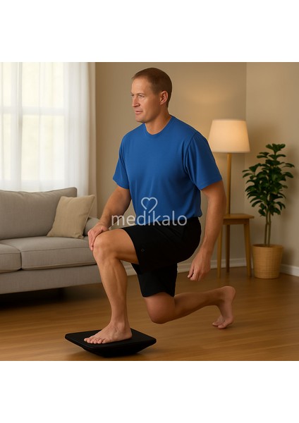 ® Rocker Board – Tek Eksenli Denge Tahtası | Denge Ve Rehabilitasyon Egzersizleri Için