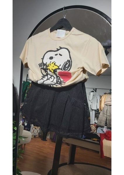 Kız Çocuk Flamingo Karakter Detaylı Sweat ve Fitilli Taytlı Takım