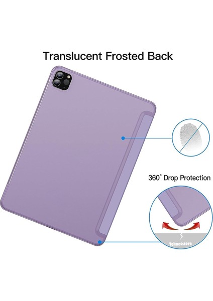 Apple iPad Pro 4. Nesil M2 2022 11 Inç Tablet Uyumlu Flip Smart Standlı Akıllı Kılıf Smart Cover indirimleri