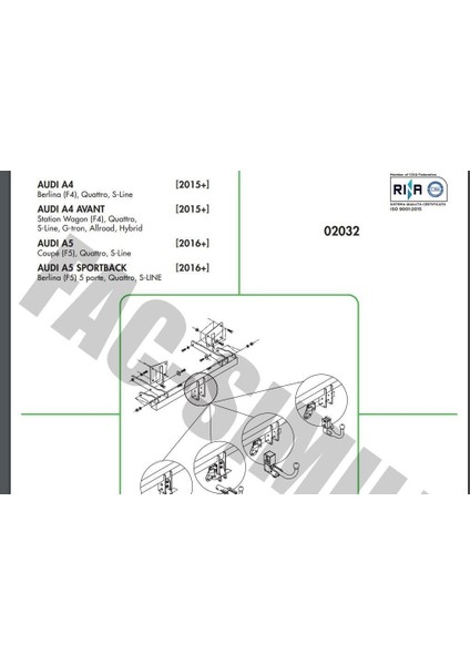 Yatay Söktak Audi A4 - A5