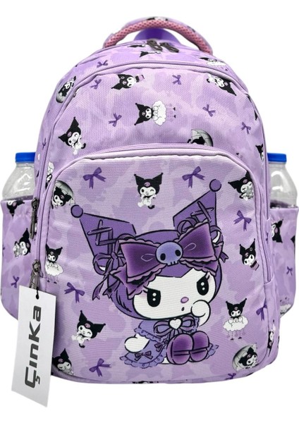 Ortopedik Sırt Destekli Lila Renk Folyo Beslenmelikli ve Kalemlikli Sırt Ilkokul Çantası / 555 fiyatları