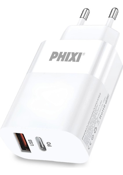 Ultimate UPD4165 65W Pd Çift Çıkışlı Hızlı Şarj Adaptör