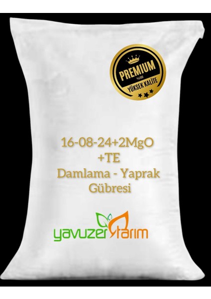 5 kg Damlama Yaprak Gübresi Npk 24 08 24 + Te Yavuzer Tarım Gübre 5 kg