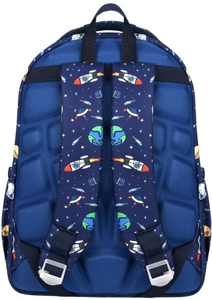 Astronot Uzay Üçlü Erkek Çocuk Ilkokul Okul Çantası Seti (Çanta + Termal Beslenme Çantası +Kalemlik indirimleri