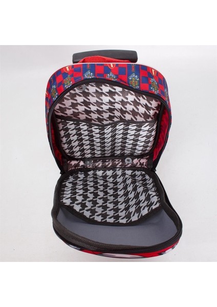 Şimşek F66 Arabalı Mavi Tekerlekli Erkek Çocuk Sırt Çantası fırsatları