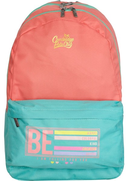 Be Happy Çift Ana Bölmeli Unisex Çocuk Ilkokul Çantası