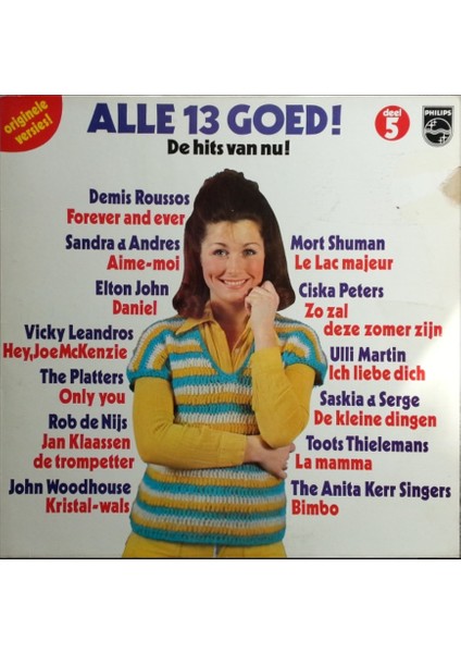 Various – Alle 13 Goed! 5 (De Hits Van Nu!)