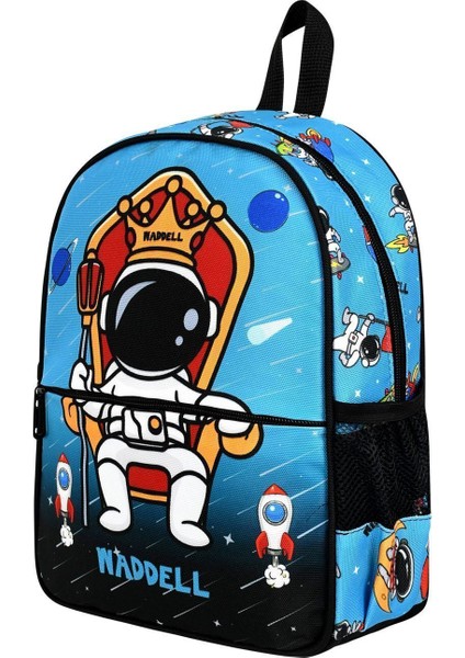 Desenli Astronot Lisanslı Kombin Anaokul Sırt Çantası ve Termal Beslenme Çantası indirimleri
