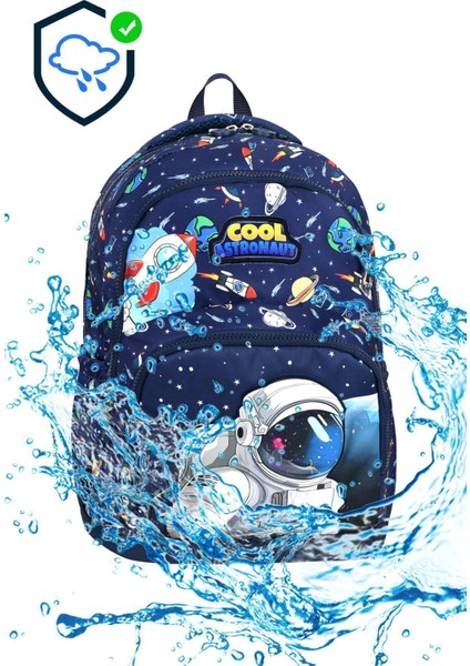 Baskılı Erkek Çocuk Okul Çantası modelleri