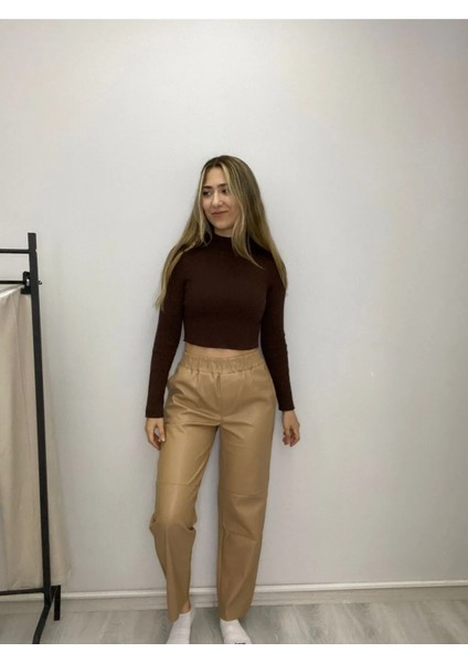 Krem Deri Pantolon fiyatları