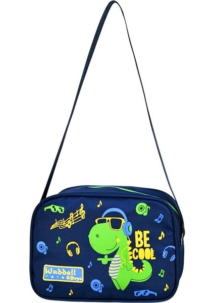Waddell 3 Bölmeli Ilkokul Çantası ve Beslenme Çantası Dinazor Lacivert-Yeşil 3006 indirimleri