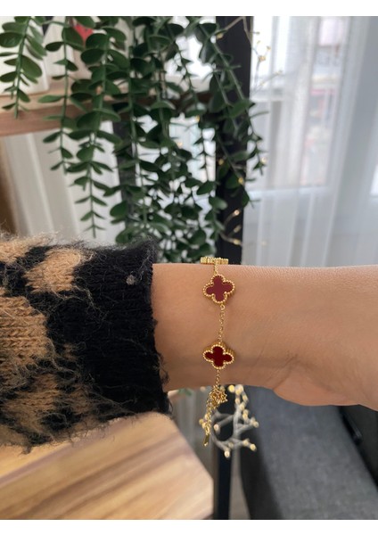 Yonca Model Çelik Bileklik fiyatları