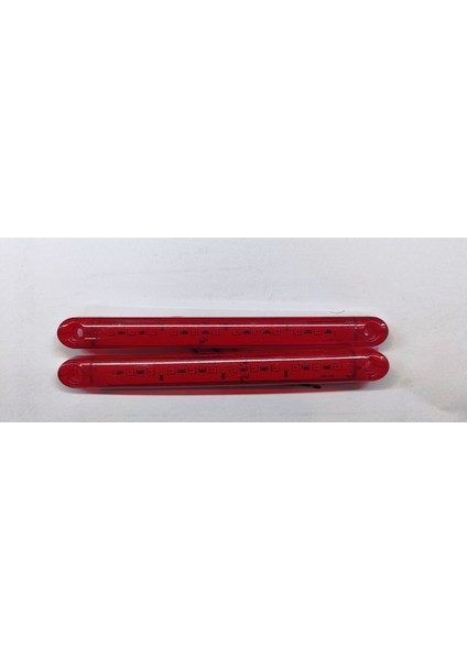 18 cm Kırmızı Parmak LED12 Ledli 12 - 24 Volt