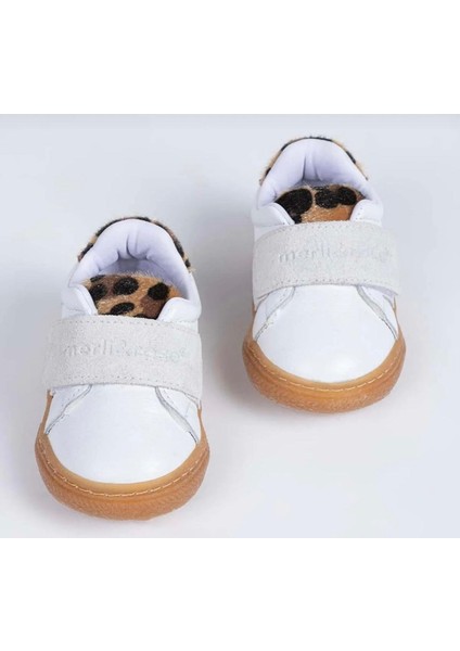 Leopar Desenli Bebek Sneaker