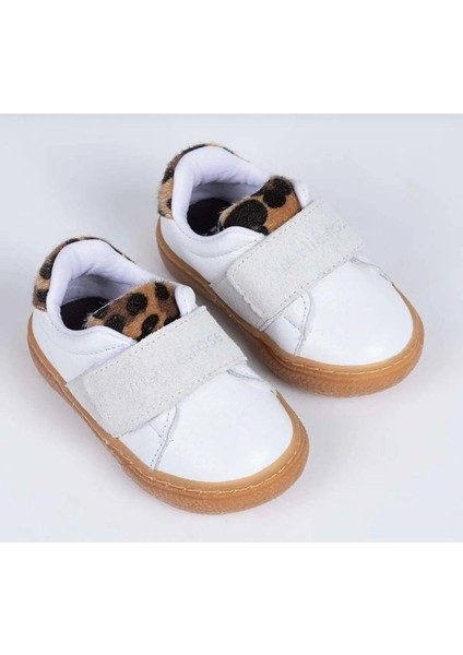 Leopar Desenli Bebek Sneaker