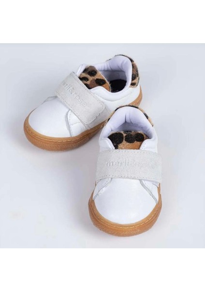 Leopar Desenli Bebek Sneaker