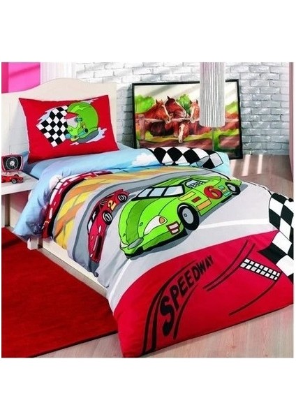 Speedway Tek Kişilik Nevresim Takımı