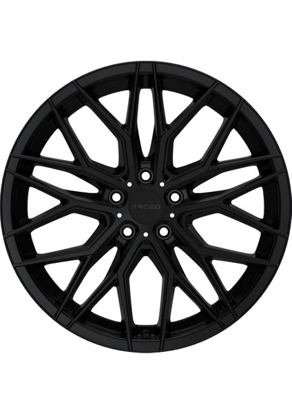 20 Inç 5X112 Arceo Valencia 9-10 Ofset Siyah Elmas Kesim Jant Modeli (4 Adet )