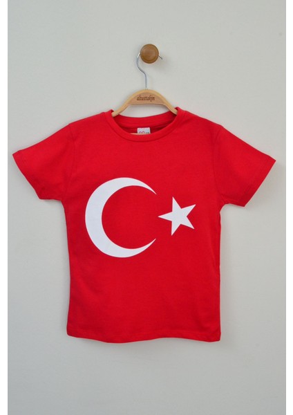 Türk Bayrağı Tşört (7-16 Yaş)
