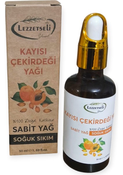 Doğlal Soğuk Sıkım Kayısı Çekirdeği Yağı Lezzetseli Yöresel