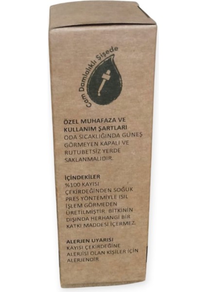 Doğlal Soğuk Sıkım Kayısı Çekirdeği Yağı Lezzetseli Yöresel fiyatları