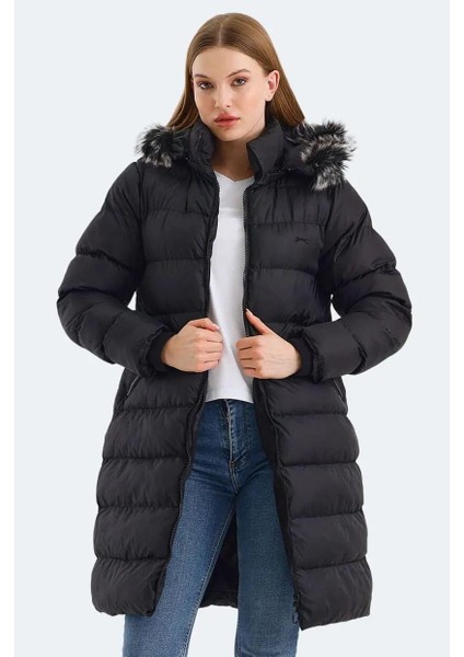 Garlic In Kadın Puffer Uzun Şişme Mont Siyah V1 fiyatları