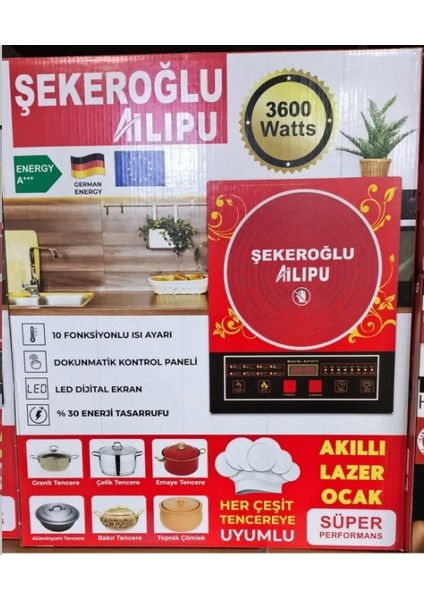 Bütün Tencereleri Kabul Eden Elektrikli Ocak 3600 Watt