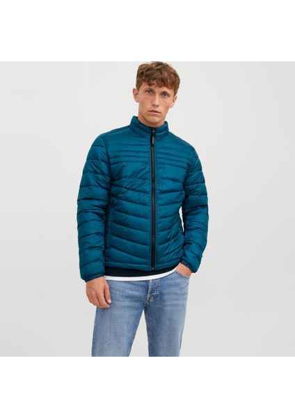 Jjehero Puffer Collar Erkek Şişme Mont Mavi 12211788 V2