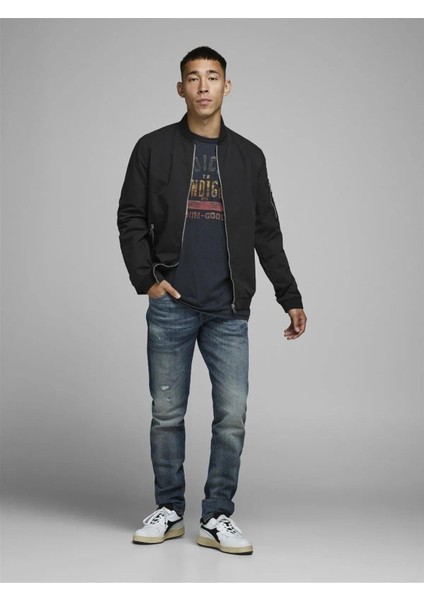 JJERUSH BOMBER Erkek Mevsimlik Mont Siyah 12165203 indirimleri