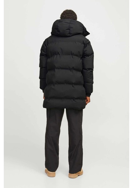 Jcoalpha Long Puffer Sn Şişme Erkek Mont Siyah 12260481 V1