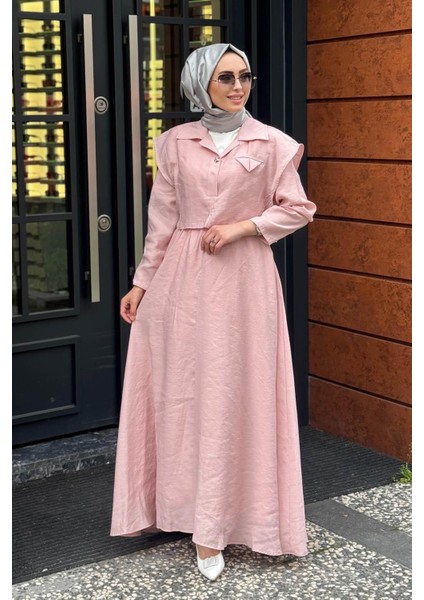 Elbise S-5773 Pembe
