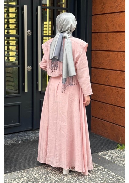 Elbise S-5773 Pembe