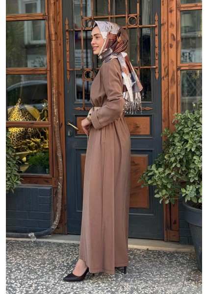 Nurcan Çetin Elbise 25112 Fındık