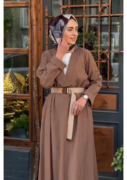 Nurcan Çetin Elbise 25112 Fındık
