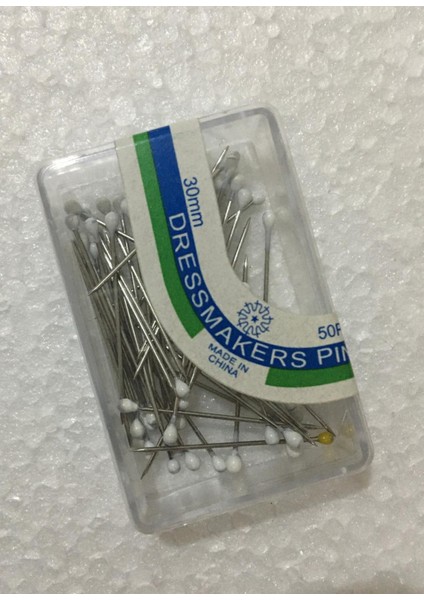 Beyaz Başlı (Mineli) Toplu iğne 1 Paket fiyatları
