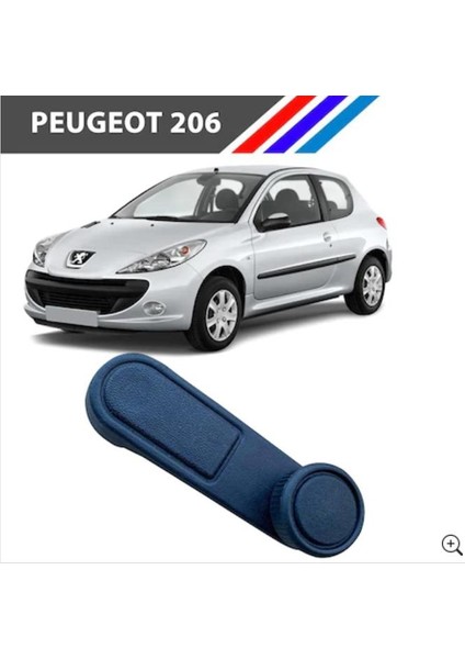 Peugeot 206 Cam Açma Kolu Siyah 924095