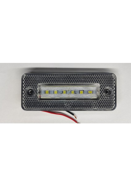 4 Adet LED Parmak Lamba 6 Ledli Beyaz Kamyon Dorse Yan Lamba 12V 24V
