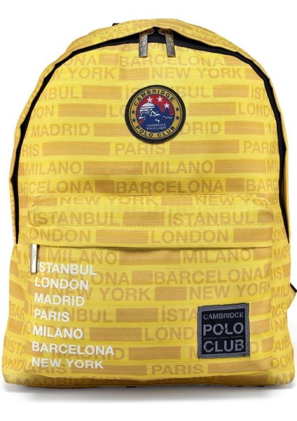 Okul 2024 Cities Iı Ön Cepli Unisex Sırt / Okul Çantası