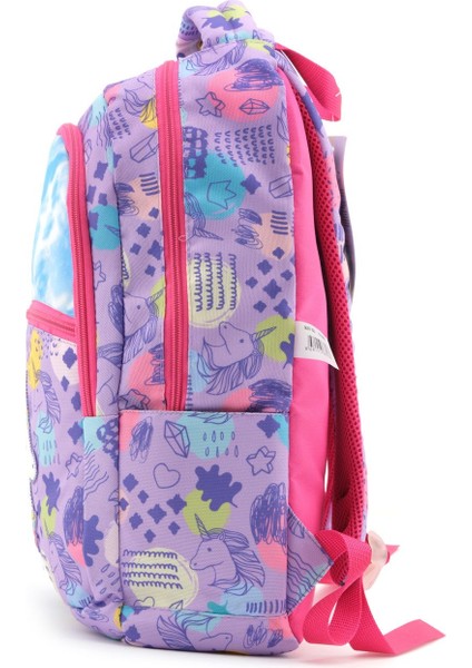 Unicorn Tek Ana Bölmeli Kız Çocuk Ilkokul Çantası modelleri