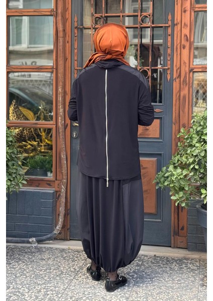 Nurcan Çetin Etekli Takım 25414 Siyah