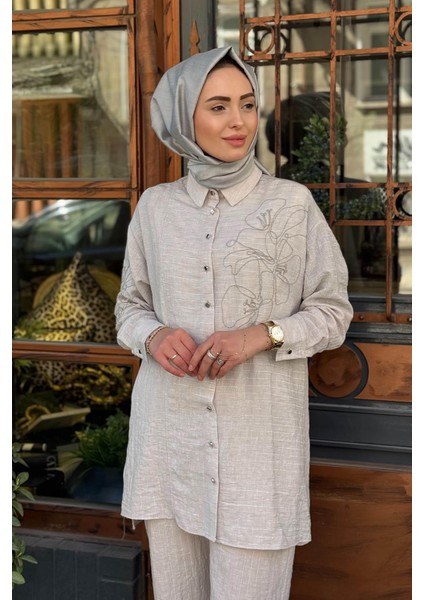 Pantolonlu Takım MA24.03 Taş