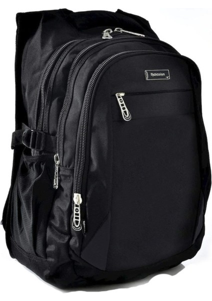 Siyah 2227 Su Geçirmez Astarlı Kumaş Sırt Çantası fırsatları