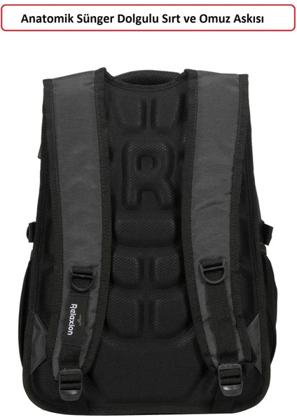 Siyah 2227 Su Geçirmez Astarlı Kumaş Sırt Çantası indirimleri